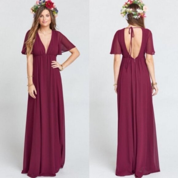 Show Me Your MuMu Dresses & Skirts - Show Me Your Mumu Faye Flutter Maxi Dress